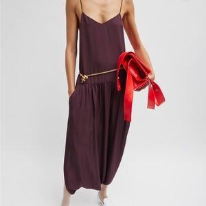 Tibi Spring Acetate Strappy Jalousie Dress (NWOT)